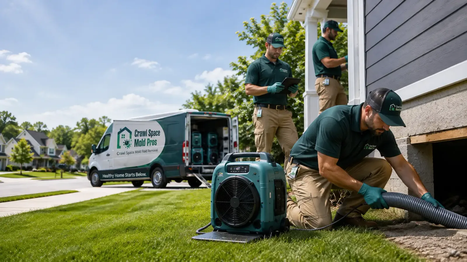 Crawl Space Mold Removal in Saint Paul, IA